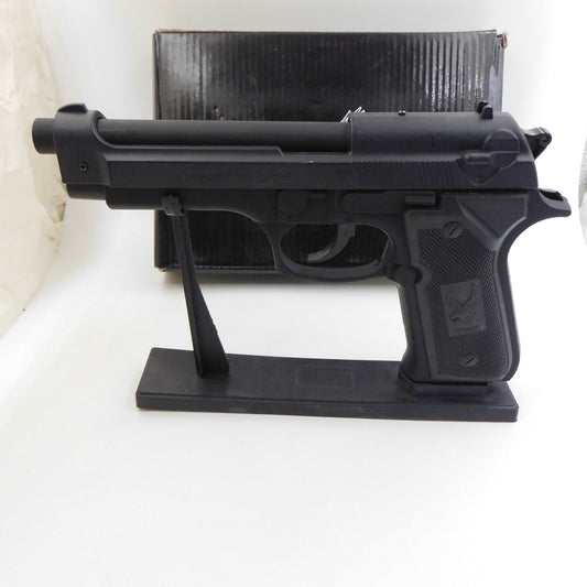 9mm M9 Beretta Jet Black Slide Action Gun Pistol Jet Torch Lighter USA stocked - Lighter Deals USA