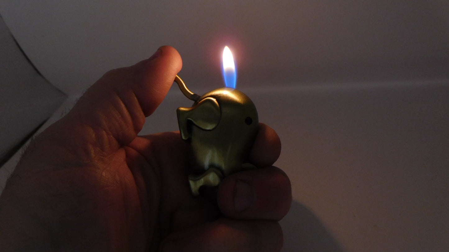 Bronze Metal Mouse Shape Butane Lighter USA Stocked and Shipped - Lighter Deals USA