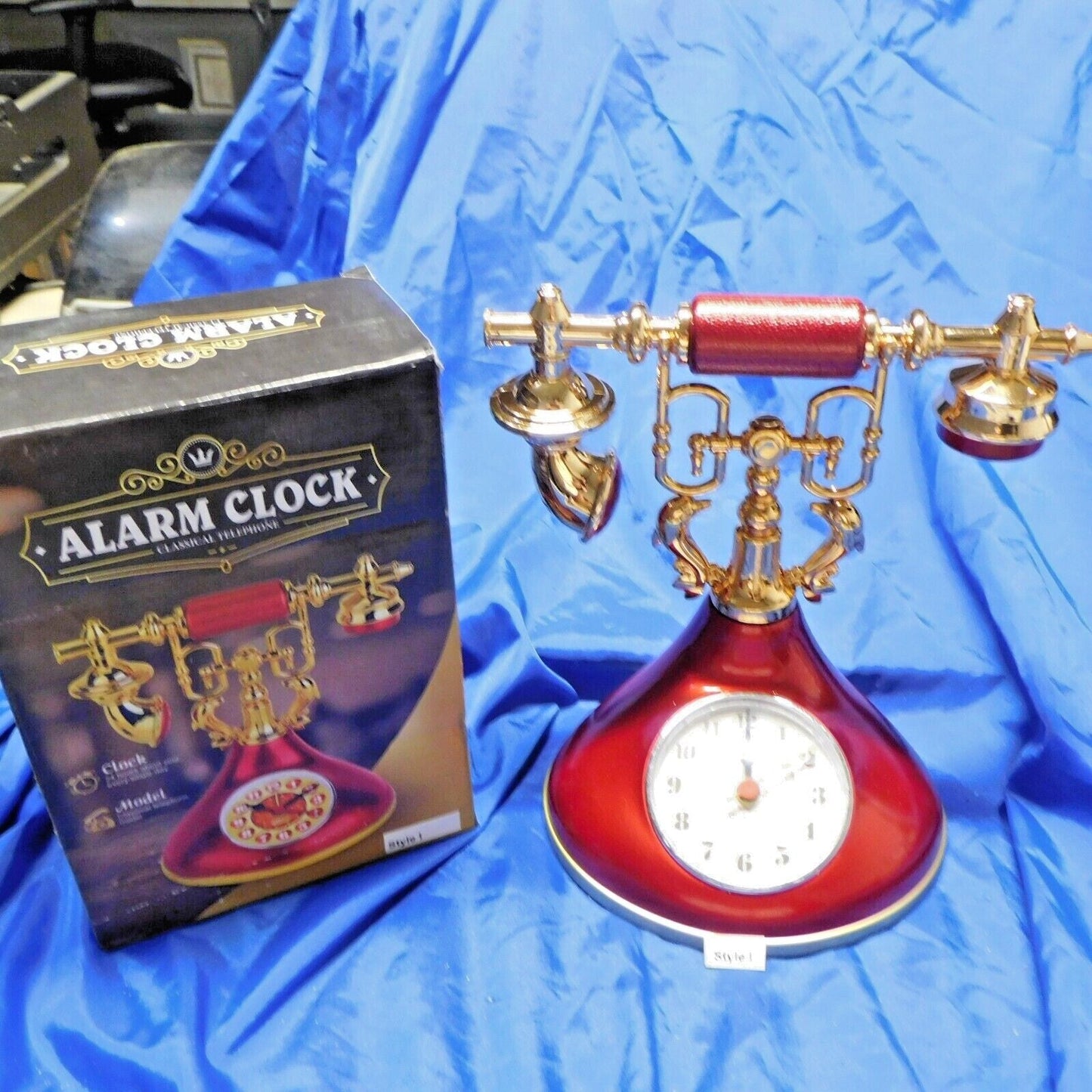 Classic Telephone Shape Alarm Clock Cute Dolphins USA Stocked and Ship - Lighter Deals USA