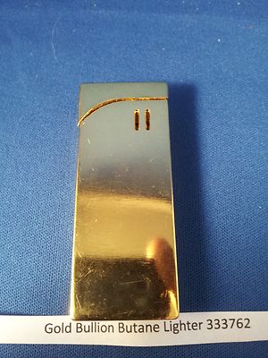 Gold Bullion Bar Refillable Butane Gas Lighter USA Stocked & Shipped - Lighter Deals USA
