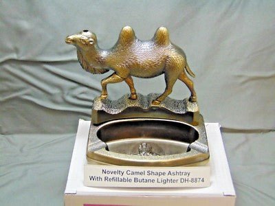 Novelty Camel Shape Ashtray With Refillable Lighter USA Stocked And Sh - Lighter Deals USA