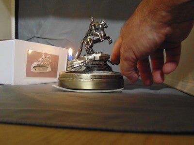 Novelty Statue Horse Shape Ashtray With Refillable Lighter Peter St. Petrsburg - Lighter Deals USA