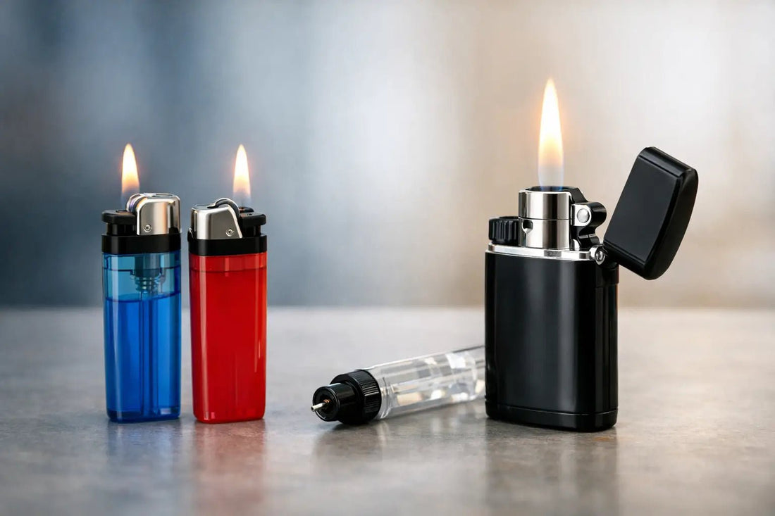 Disposable vs Refillable Butane Lighters - Lighter Deals USA