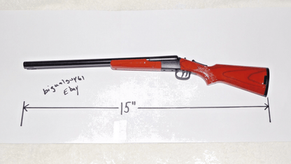 15" Double Barrel Double Flame Rifle Shotgun Gun Butane Lighter USA - Lighter Deals USA