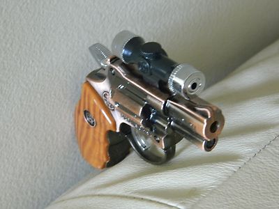 .357 Magnum Gun Shaped Jet Torch Lighter with USA Legal Laser Site - Lighter Deals USA