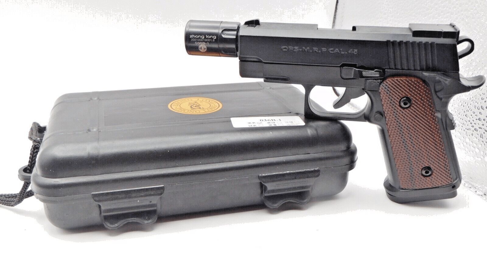 .45 Cal Slide Action OPS Gun Pistol Shape Jet Torch Lighter USA Stocked - Lighter Deals USA