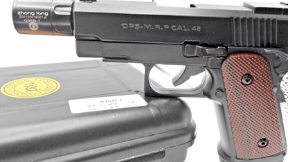 .45 Cal Slide Action OPS Gun Pistol Shape Jet Torch Lighter USA Stocked - Lighter Deals USA