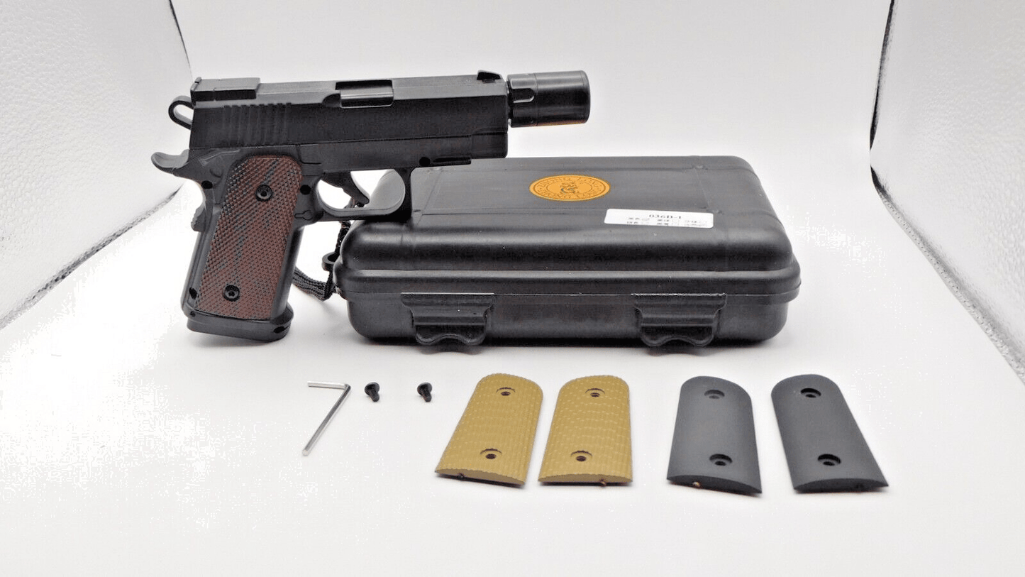 .45 Cal Slide Action OPS Gun Pistol Shape Jet Torch Lighter USA Stocked - Lighter Deals USA