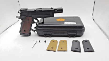 .45 Cal Slide Action OPS Gun Pistol Shape Jet Torch Lighter USA Stocked - Lighter Deals USA