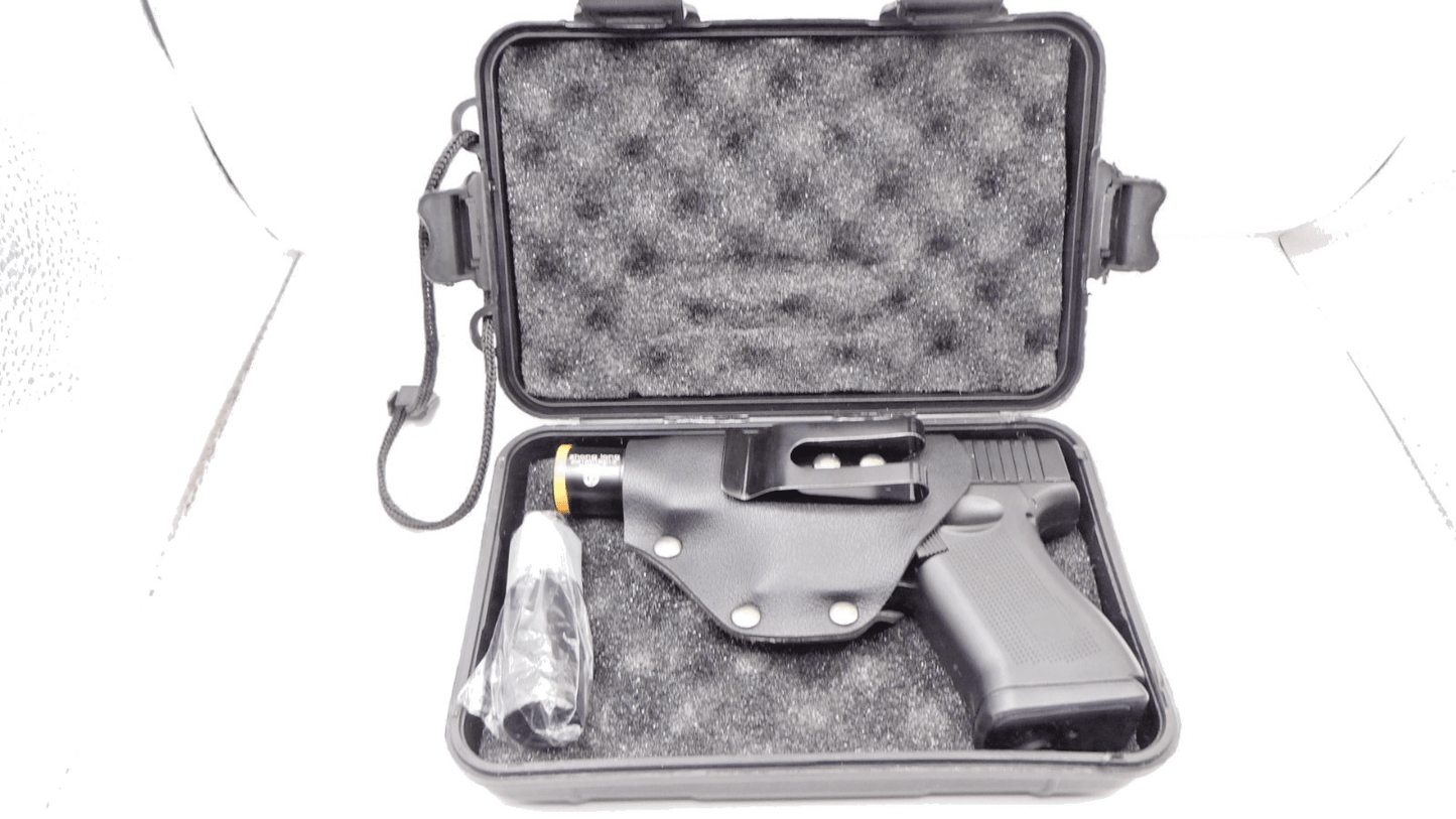 9mm Gun Shape Jet Torch Lighter USA Stocked And Shipped Includes Case - Lighter Deals USA