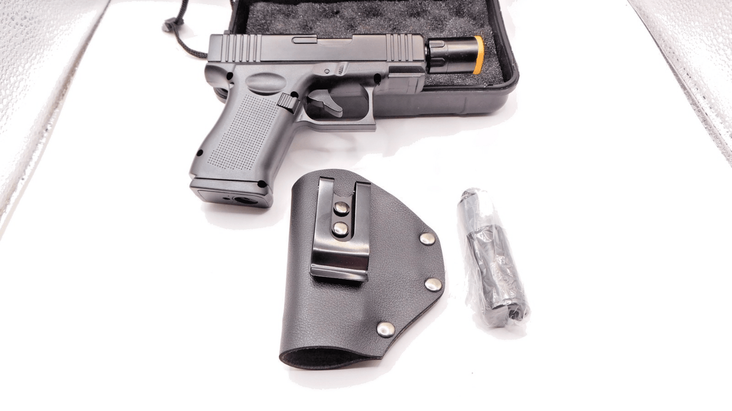 9mm Gun Shape Jet Torch Lighter USA Stocked And Shipped Includes Case - Lighter Deals USA