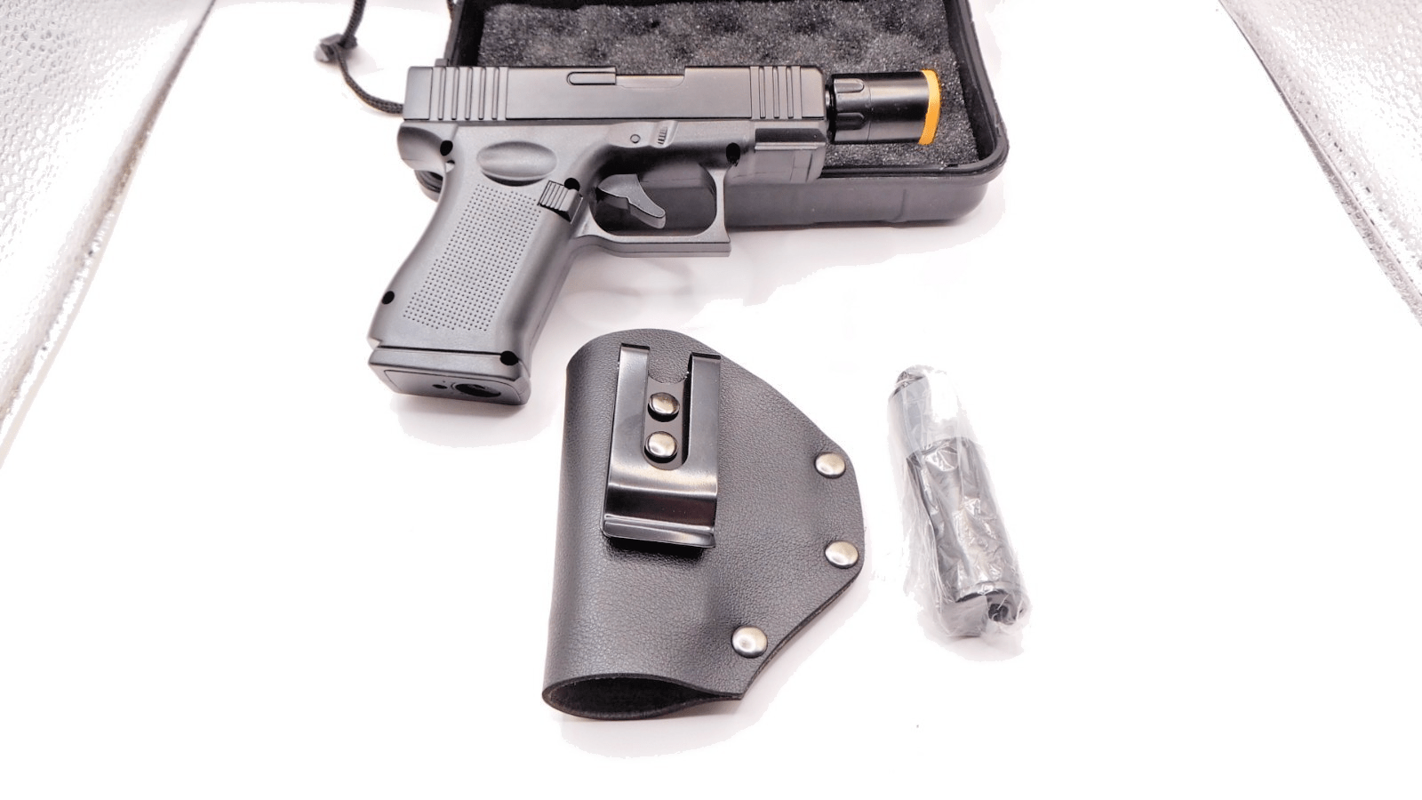 9mm Gun Shape Jet Torch Lighter USA Stocked And Shipped Includes Case - Lighter Deals USA
