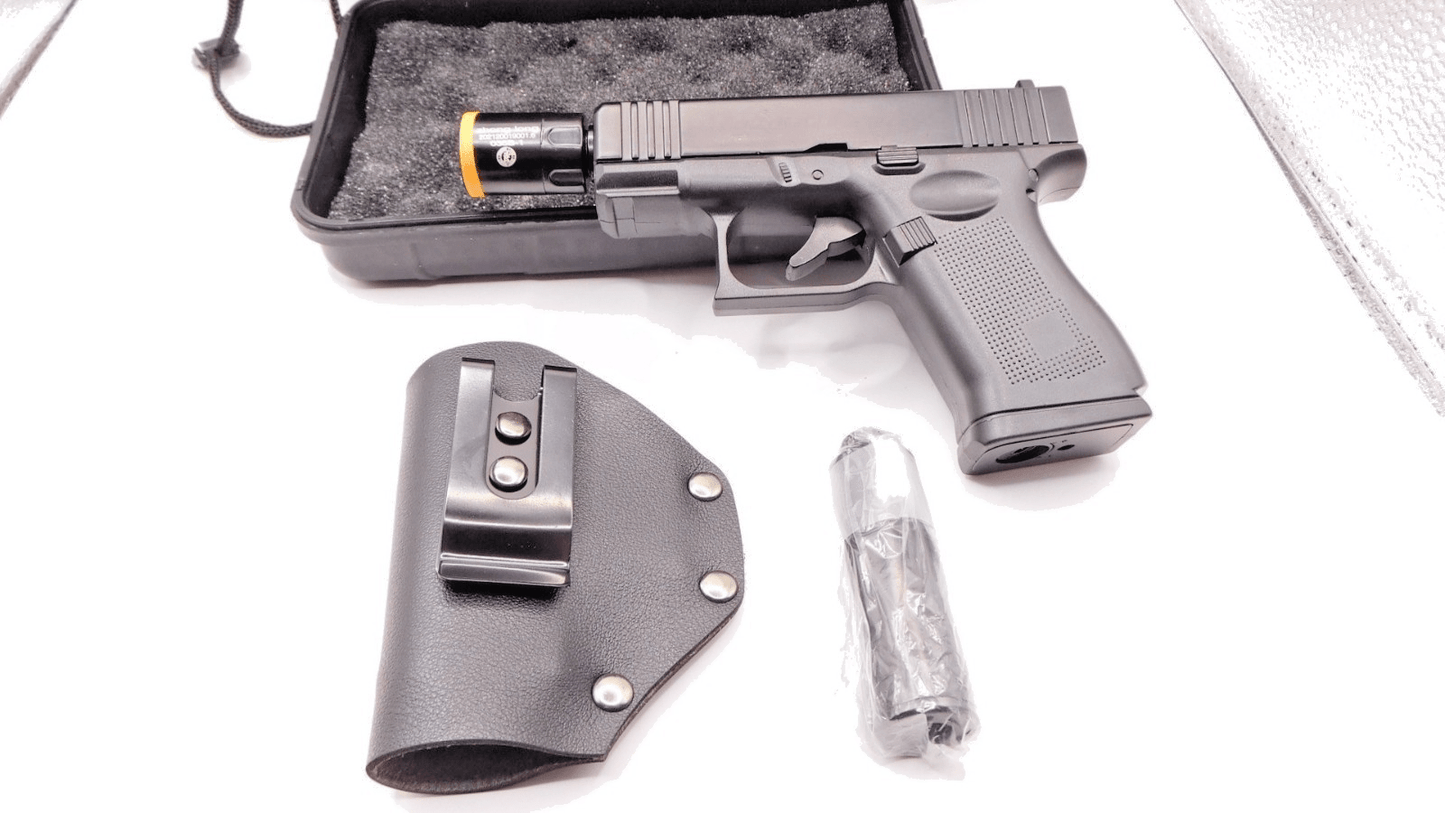 9mm Gun Shape Jet Torch Lighter USA Stocked And Shipped Includes Case - Lighter Deals USA