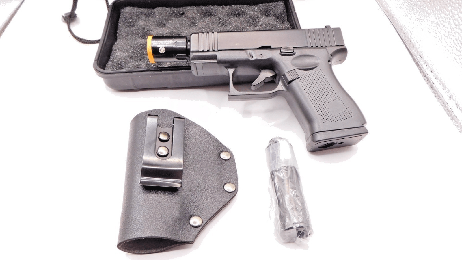 9mm Gun Shape Jet Torch Lighter USA Stocked And Shipped Includes Case - Lighter Deals USA