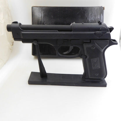 9mm M9 Beretta Jet Black Slide Action Gun Pistol Jet Torch Lighter USA stocked - Lighter Deals USA