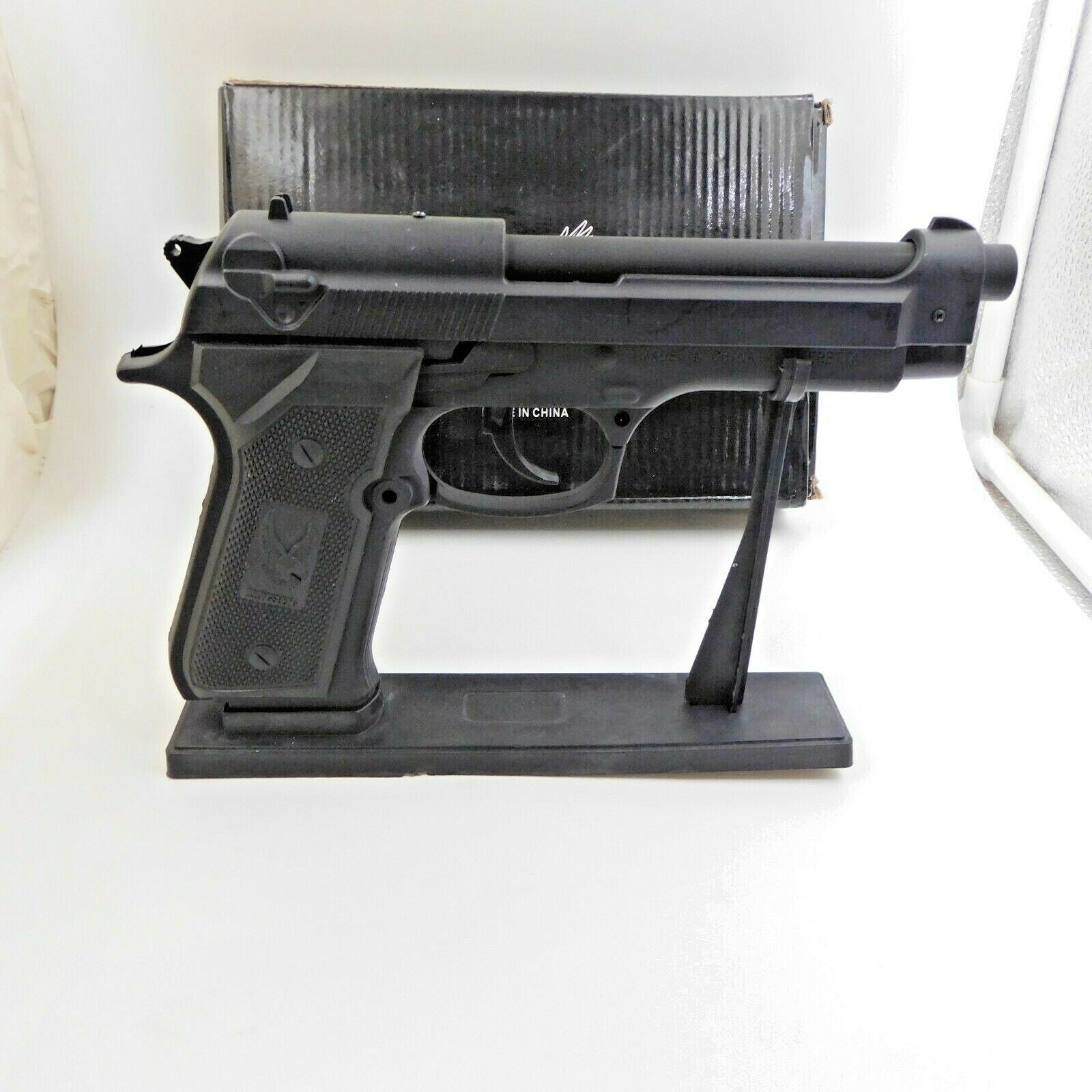 9mm M9 Beretta Jet Black Slide Action Gun Pistol Jet Torch Lighter USA stocked - Lighter Deals USA