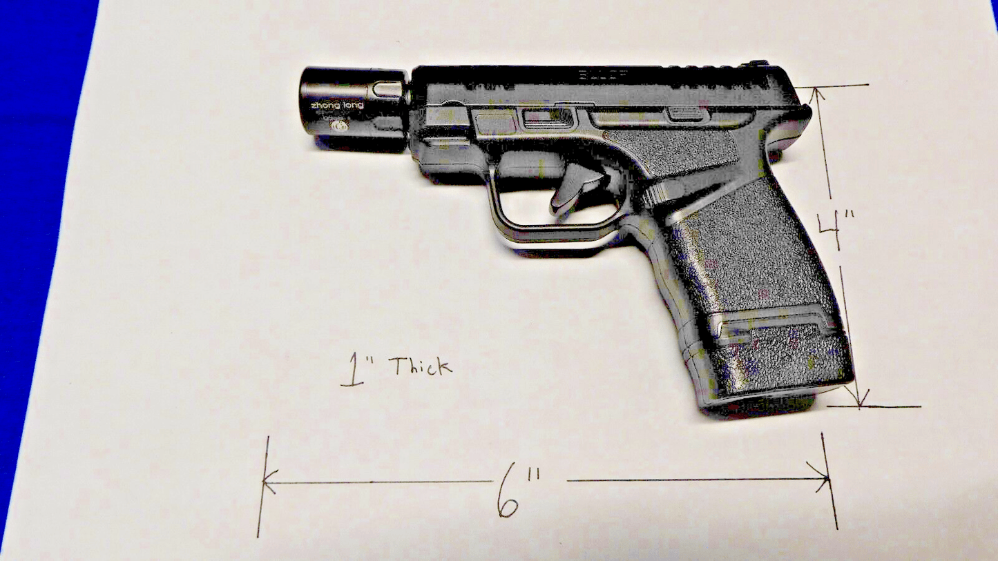 9mm PT1086 Gun Shape Jet Torch Lighter USA Stocked And Shipped - Lighter Deals USA