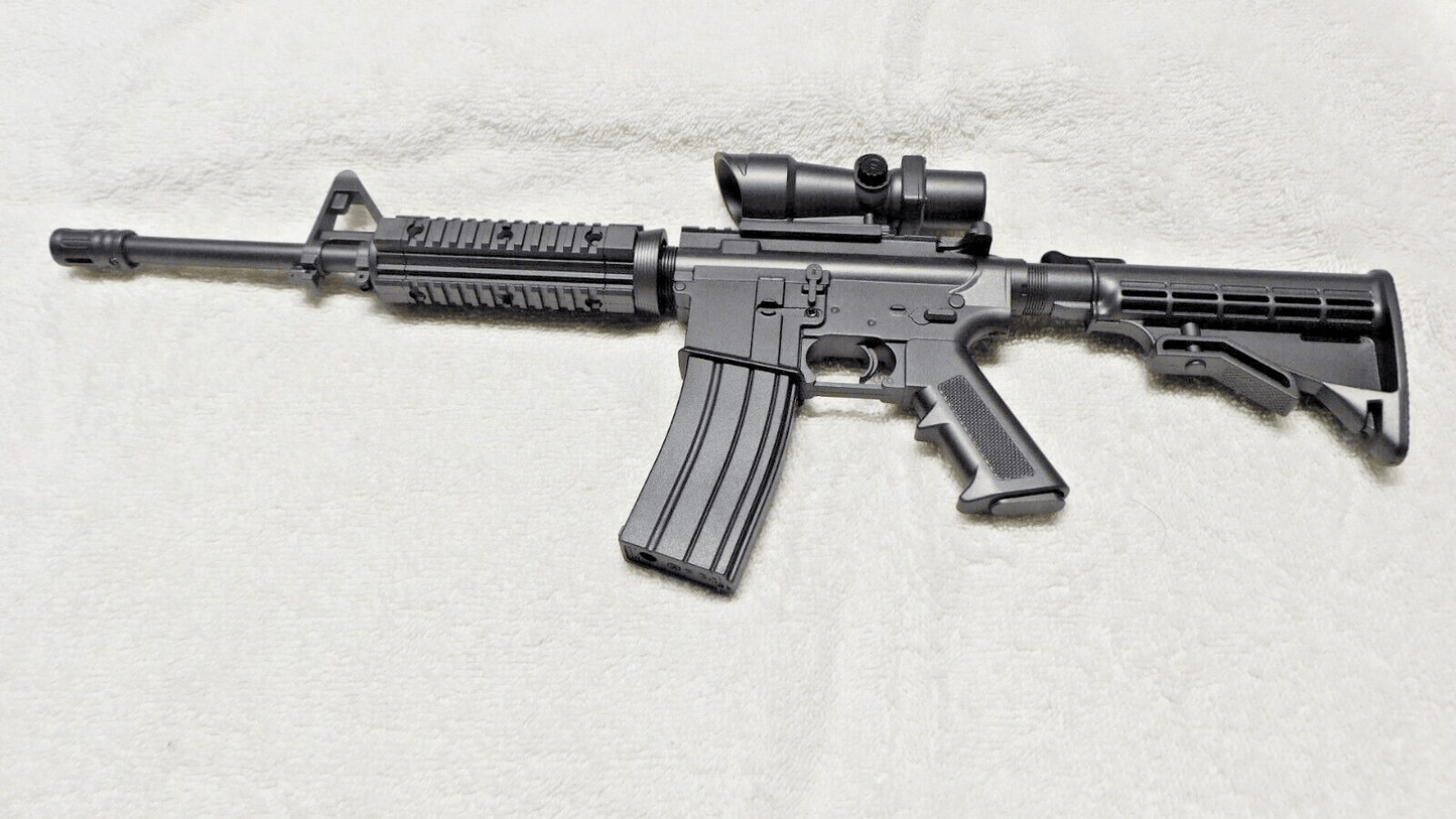 AR - 15 Rifle BBQ Gun Butane Lighter Refillable 15" BBQ Lighter USA Stoc - Lighter Deals USA