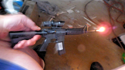 AR - 15 Rifle BBQ Gun Butane Lighter Refillable 15" BBQ Lighter USA Stoc - Lighter Deals USA