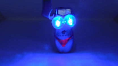 Blue and Red Bikini Girl Lighter With Flashing LED USA Stocked and Shipped - Lighter Deals USA