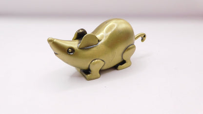 Bronze Metal Mouse Shape Butane Lighter USA Stocked and Shipped - Lighter Deals USA