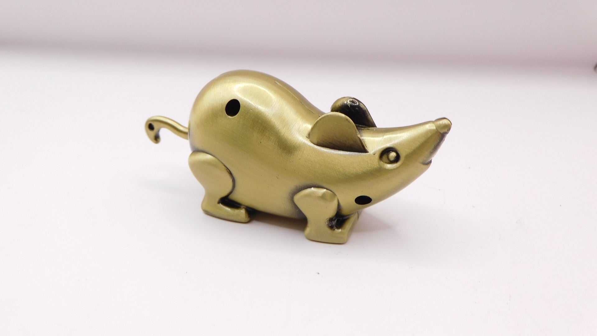 Bronze Metal Mouse Shape Butane Lighter USA Stocked and Shipped - Lighter Deals USA