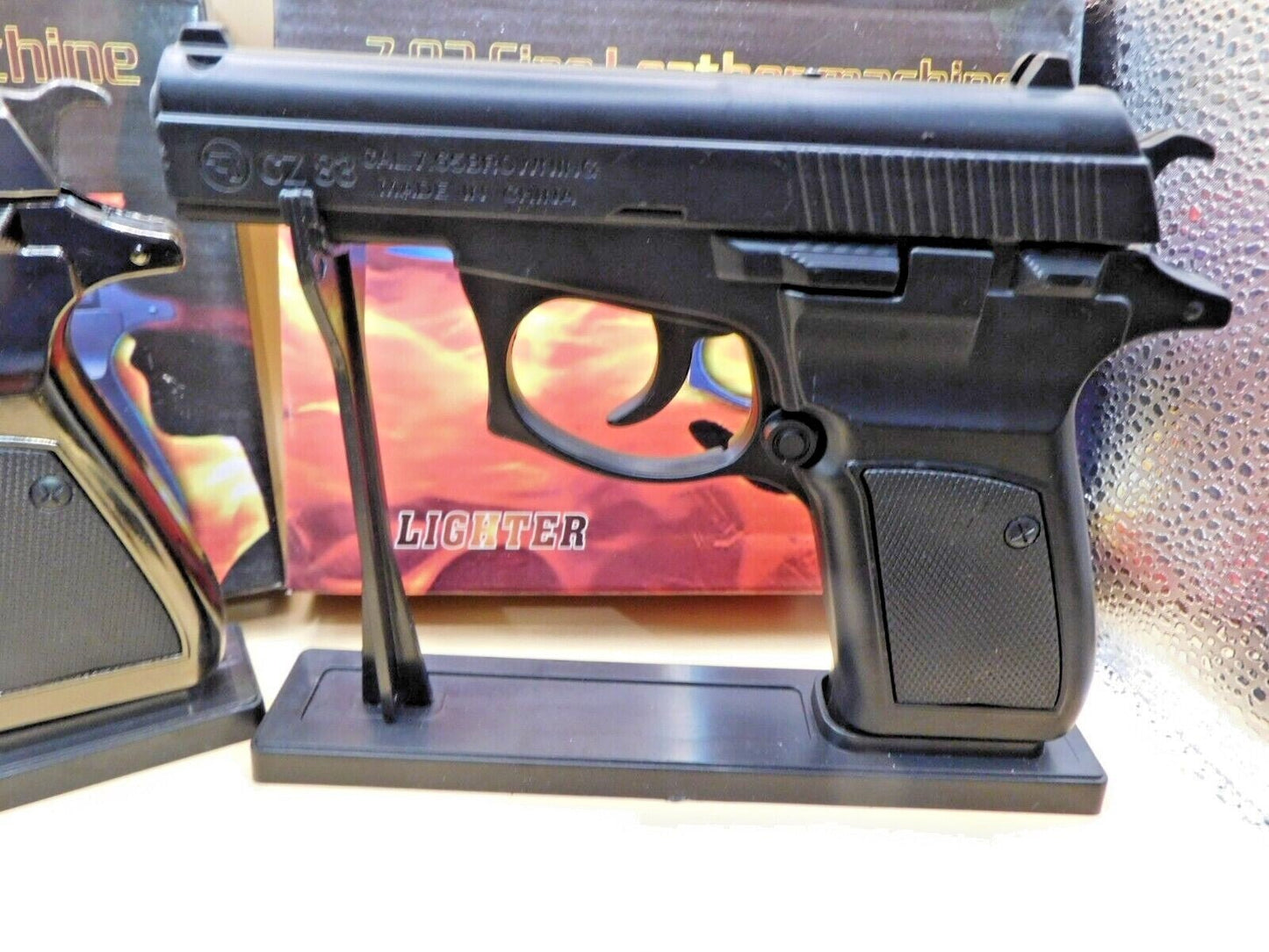 Browning CZ83 Life - Size Metal Gun Jet Torch Lighter USA Stocked and Sh - Lighter Deals USA
