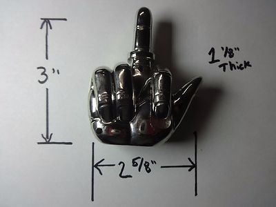 Chrome Talking Middle Finger Butane Jet Torch Lighter Saying F*** You - Lighter Deals USA