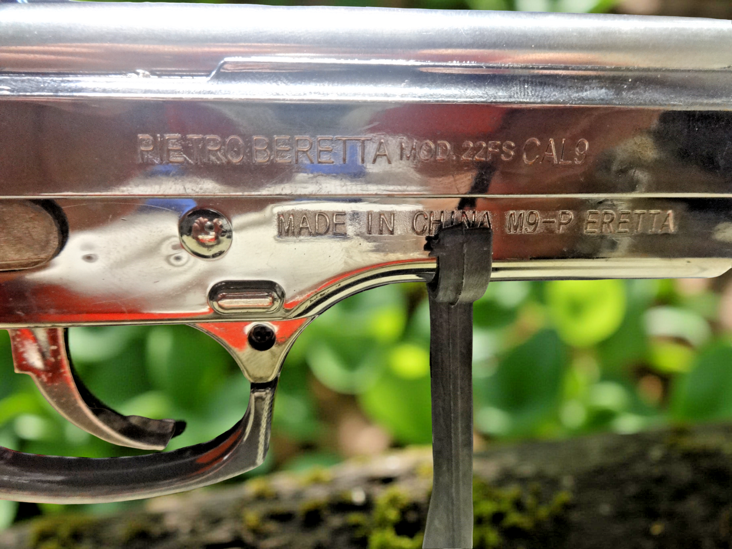 Classic Movie Prop Chrome M9 9mm Beretta Gun Jet Torch Lighter USA Stock - Lighter Deals USA