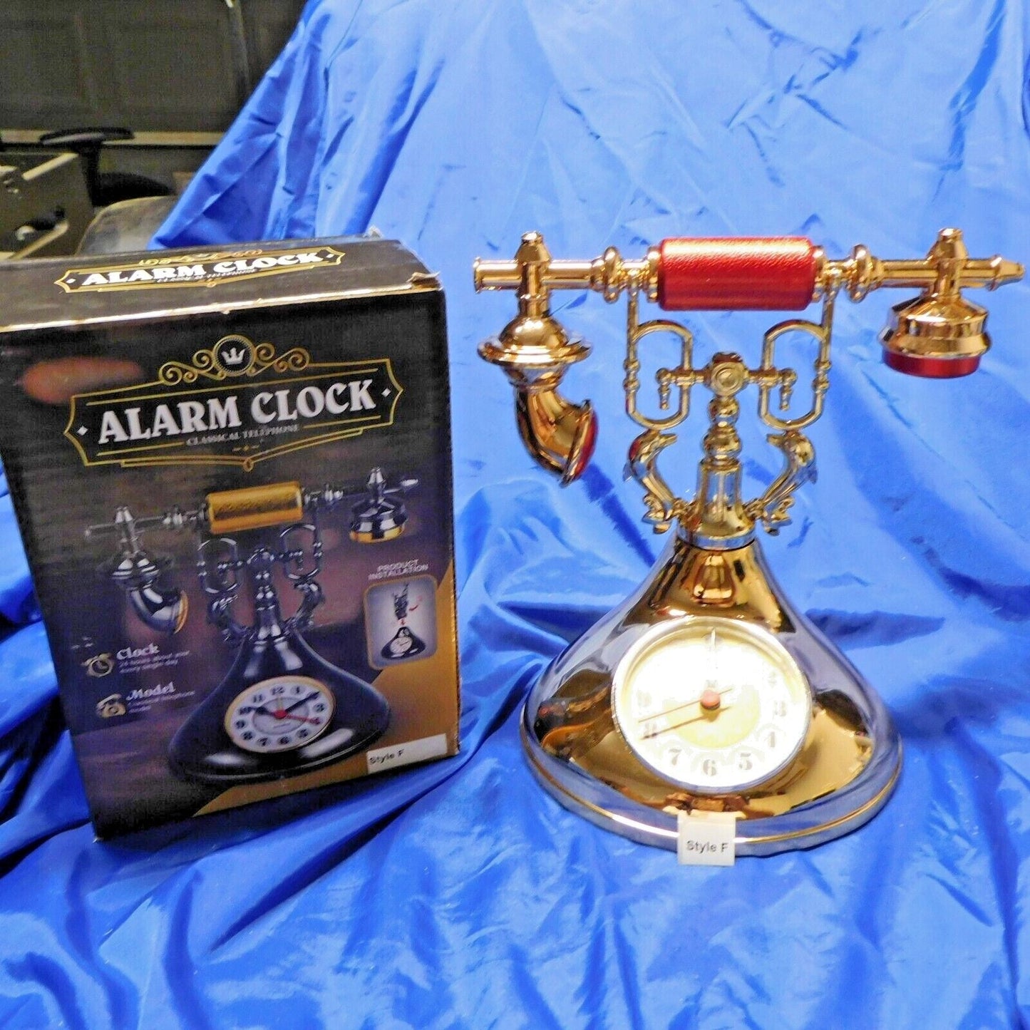 Classic Telephone Shape Alarm Clock Cute Dolphins USA Stocked and Ship - Lighter Deals USA