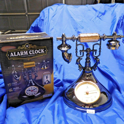 Classic Telephone Shape Alarm Clock Cute Dolphins USA Stocked and Ship - Lighter Deals USA