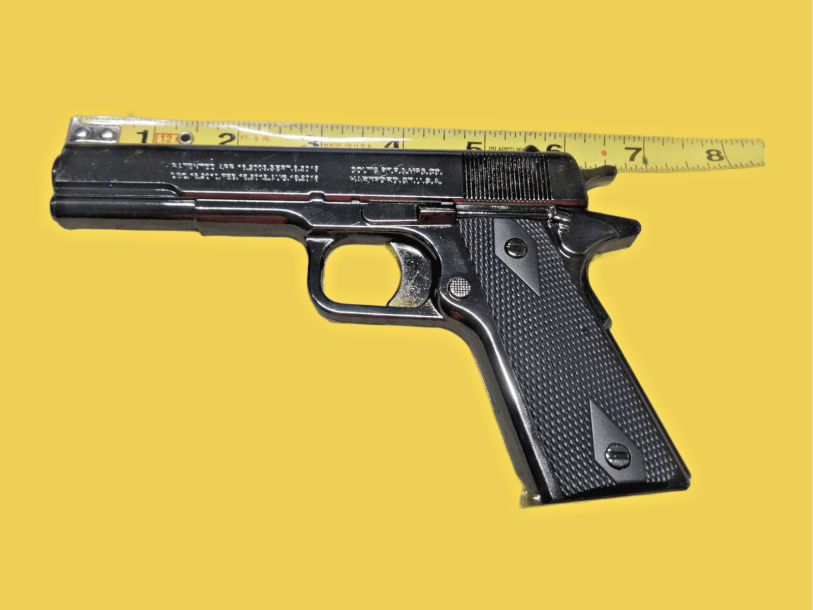 COLT 1911 Gun Shaped Jet Torch Gun Lighter Child Resistant USA Stocked - Lighter Deals USA