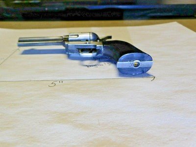 Colt Rimfire Gun Pistol Shape Jet Torch Lighter USA Stocked and Shipped - Lighter Deals USA