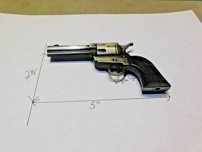 Colt Rimfire Gun Pistol Shape Jet Torch Lighter USA Stocked and Shipped - Lighter Deals USA