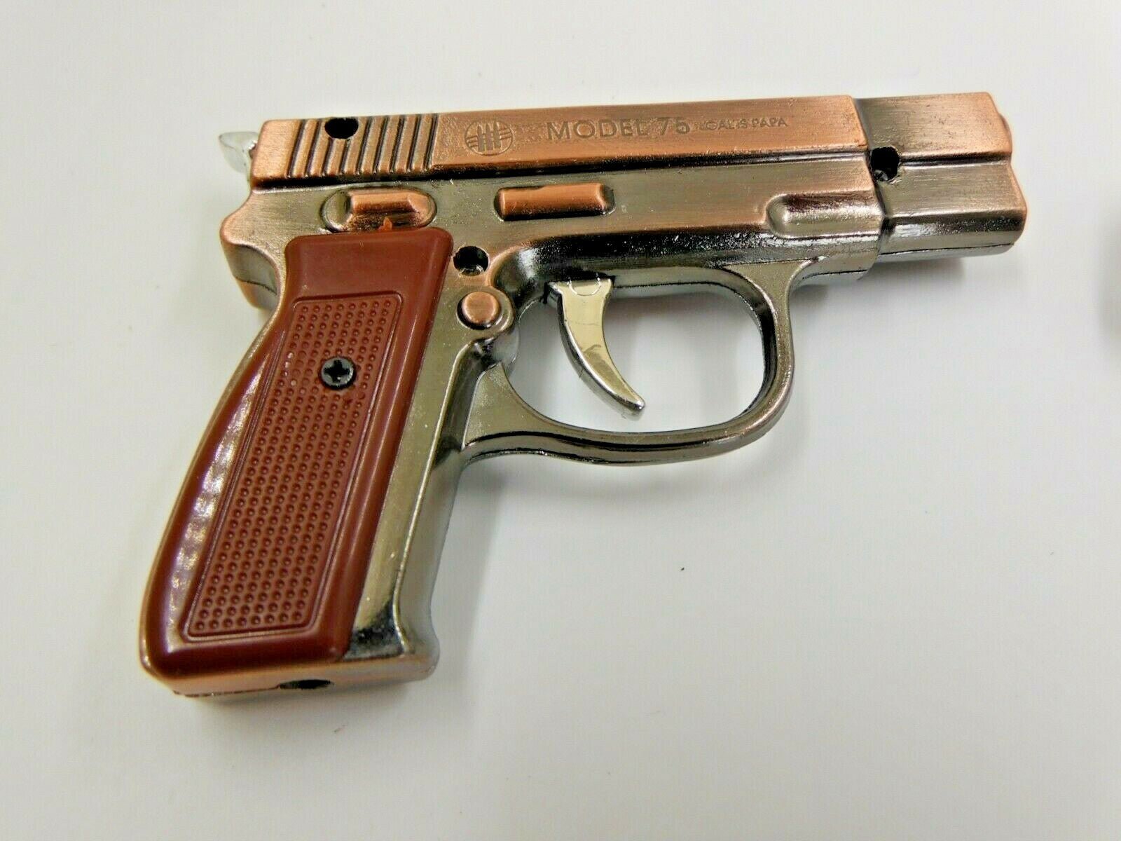 Combo Model 75 Gun Shape Jet Torch Lighter With Black Beretta Jet Torc - Lighter Deals USA