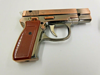 Combo Model 75 Gun Shape Jet Torch Lighter With Black Beretta Jet Torc - Lighter Deals USA