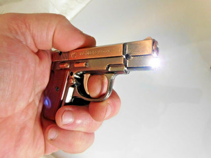 Combo Model 75 Gun Shape Jet Torch Lighter With Black Beretta Jet Torc - Lighter Deals USA