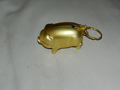 Cute Bronze Pig Shaped Butane Lighter Farm And Barn Keychain Lighter - Lighter Deals USA