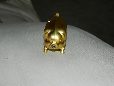 Cute Bronze Pig Shaped Butane Lighter Farm And Barn Keychain Lighter - Lighter Deals USA