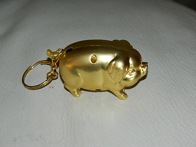 Cute Bronze Pig Shaped Butane Lighter Farm And Barn Keychain Lighter - Lighter Deals USA
