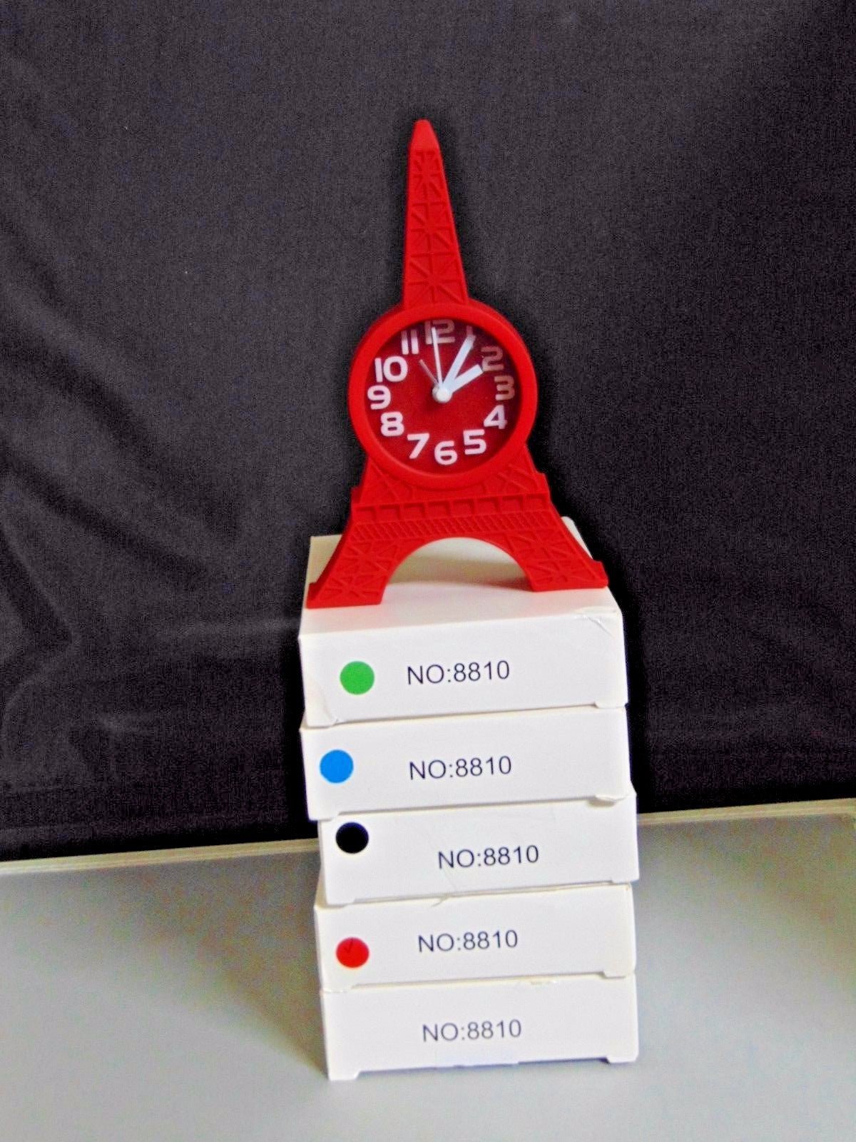 Eiffel Tower Shaped Alarm Clock USA Stocked And Shipped Battery Operat - Lighter Deals USA