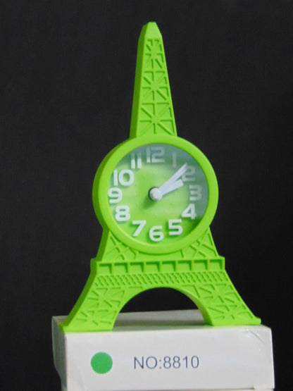 Eiffel Tower Shaped Alarm Clock USA Stocked And Shipped Battery Operat - Lighter Deals USA