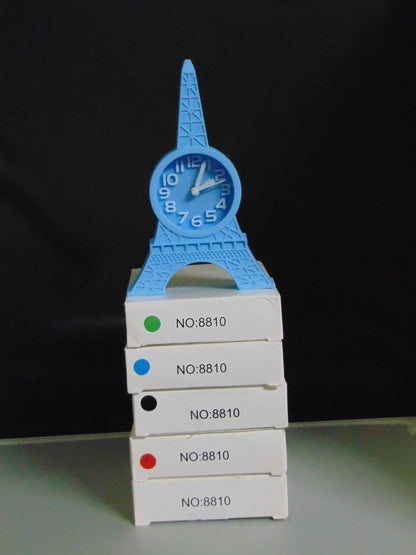 Eiffel Tower Shaped Alarm Clock USA Stocked And Shipped Battery Operat - Lighter Deals USA