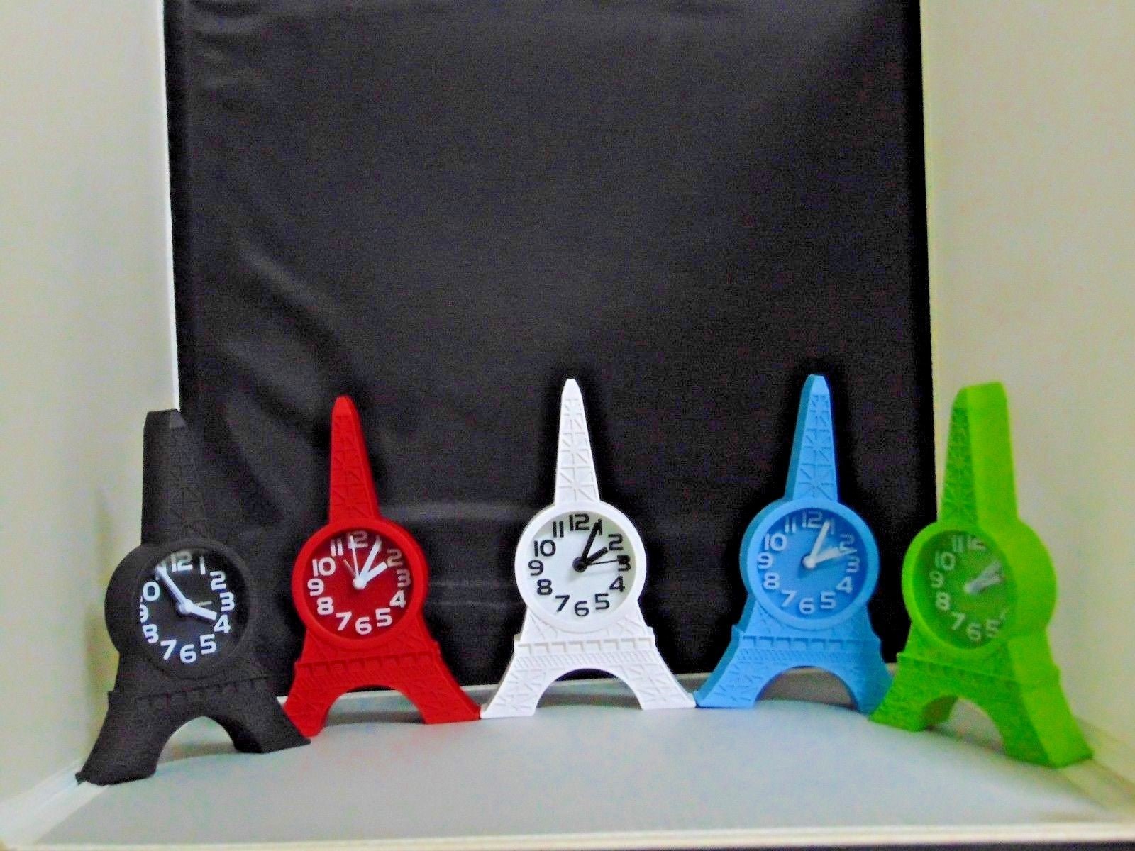 Eiffel Tower Shaped Alarm Clock USA Stocked And Shipped Battery Operat - Lighter Deals USA