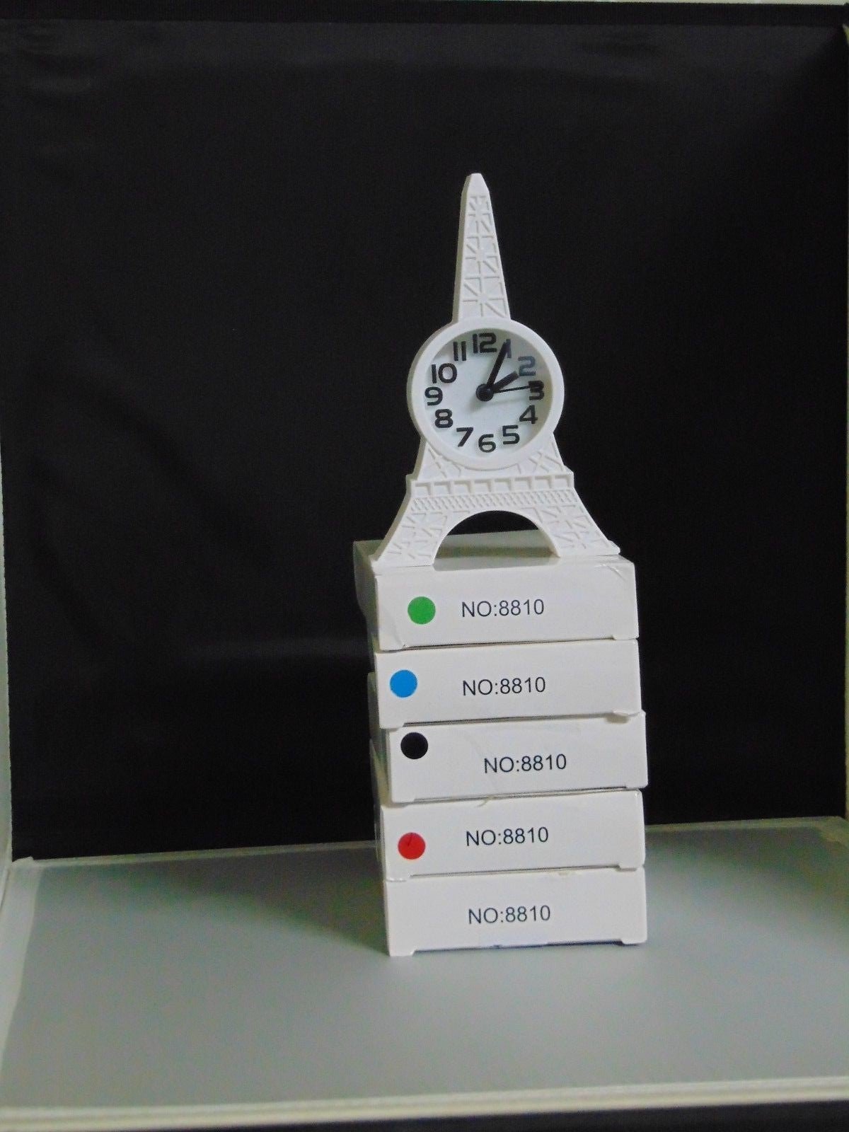 Eiffel Tower Shaped Alarm Clock USA Stocked And Shipped Battery Operat - Lighter Deals USA