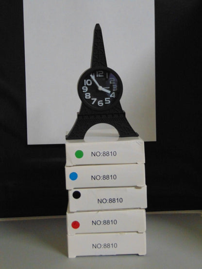 Eiffel Tower Shaped Alarm Clock USA Stocked And Shipped Battery Operat - Lighter Deals USA