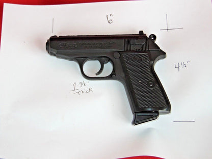 EXTRA Large Walther PPK Gun Shaped Jet Torch Lighter With Holster - Lighter Deals USA