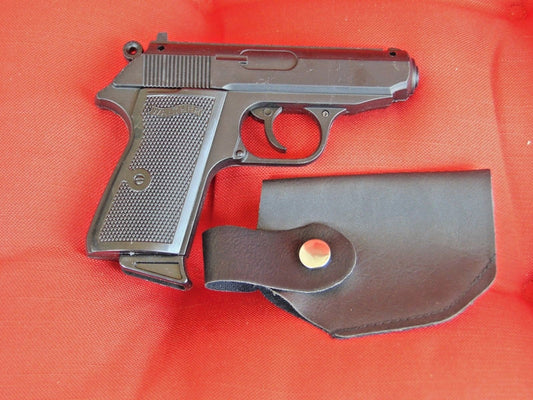 EXTRA Large Walther PPK Gun Shaped Jet Torch Lighter With Holster - Lighter Deals USA