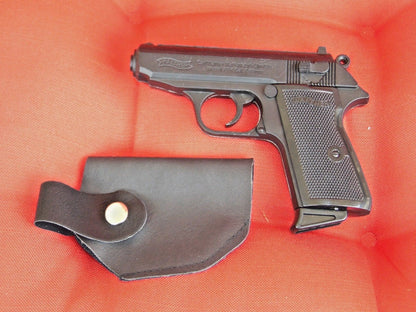 EXTRA Large Walther PPK Gun Shaped Jet Torch Lighter With Holster - Lighter Deals USA