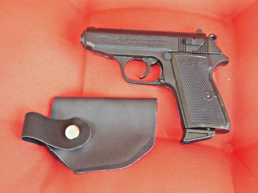 EXTRA Large Walther PPK Gun Shaped Jet Torch Lighter With Holster - Lighter Deals USA